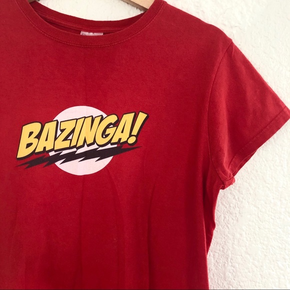 VINTAGE BABY TEE BAZINGA GRAPHIC - Picture 2 of 4